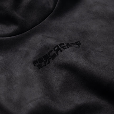Fear Of God Essentials Suede Fleece Modern Hoodie - Vintage Black
