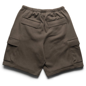 Fear Of God Essentials Fleece Cargo Basketball Shorts - Moss