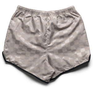 Fear Of God Essentials Nylon Checkered Gym Shorts - Seal