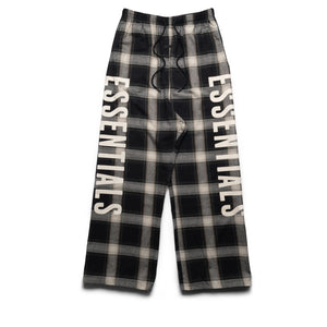 Fear Of God Essentials Flannel Lounge Pants - Iron Grey Plaid