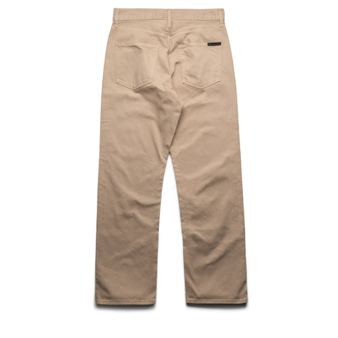 Fear Of God Essentials Denim 5 Pocket Jeans - Overdyed Dune