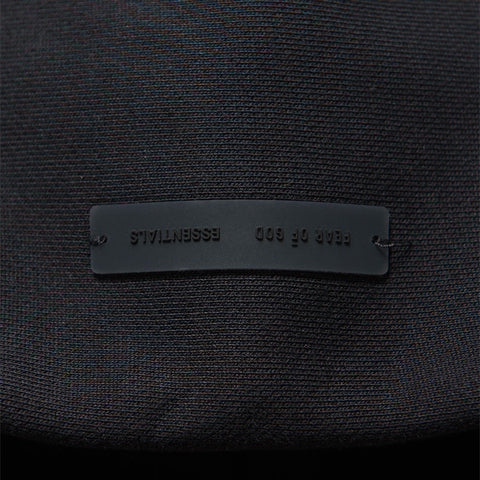 Kids Fear Of God Essentials Classic Hoodie - Vintage Black