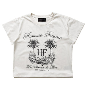 Homme Femme Classic Maison Tee - White