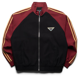 Homme Femme Classic Stripe Track Jacket - Black/Red