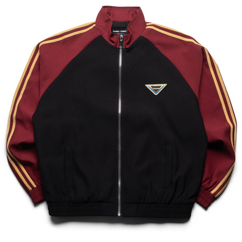 Homme Femme Classic Stripe Track Jacket - Black/Red