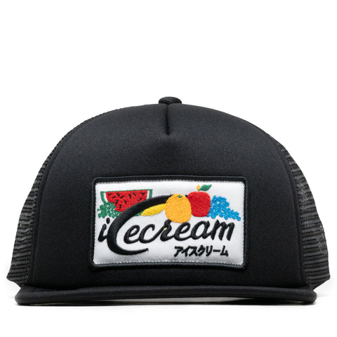 Ice Cream Squeeze Trucker Hat - Black