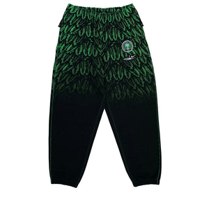 Slawn x Nigeria x Nike Fleece Pants - Black/Poison Green
