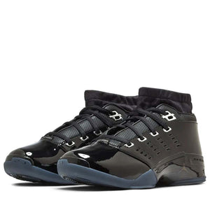 Air Jordan 17 Low 'Black Patent' - Black/Metallic Silver