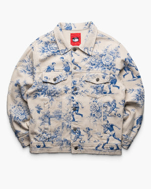 KidSuper Toile De Jouy Denim Jacket - Cream