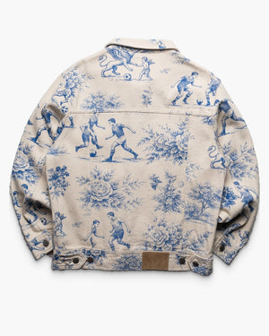 KidSuper Toile De Jouy Denim Jacket - Cream