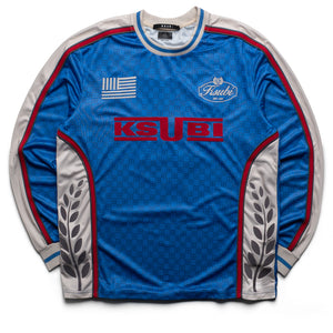 Ksubi Zoom Moto Jersey - Bolt Blue