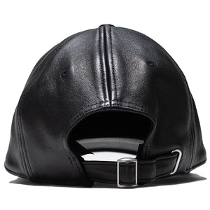 Stussy Leather Basic Strapback - Black