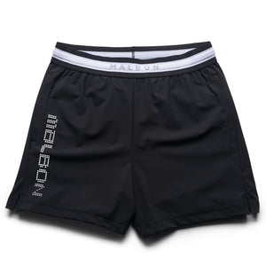 Malbon Run Club MRC Tech Shorts - Jet Black