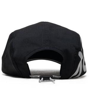 Malbon Run Club MRC 5 Panel Camper Hat - Jet Black