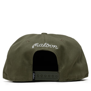 Malbon Golf Benchmark Snapback - Military Green