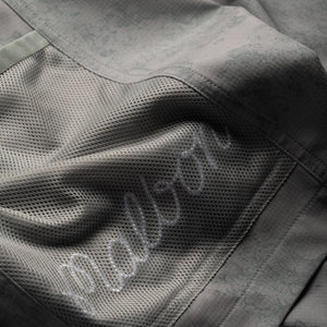 Malbon Golf Mesh Basket Pocket Short - Steel Ripple