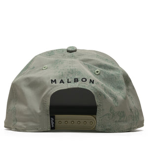 Malbon Golf And Tackle Snapback - Steel Ripple