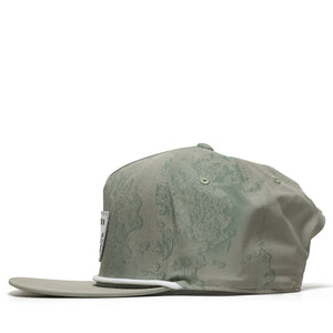 Malbon Golf And Tackle Snapback - Steel Ripple