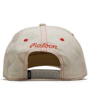 Malbon Golf Precision Snapback - Ivory