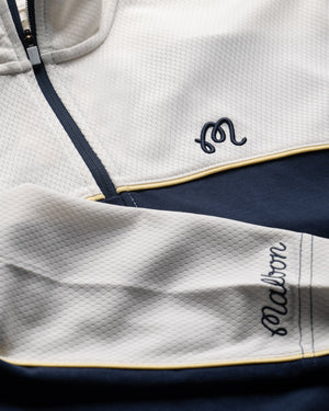 Malbon Golf Aurora Midlayer Quarter Zip - Navy