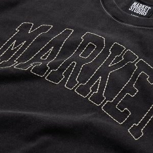 Market Big Stitch Tee - Black