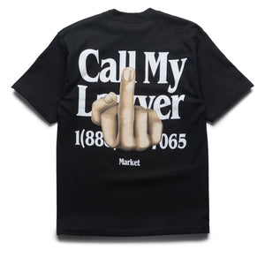Market Flip The Bird Tee - Black