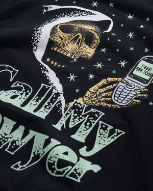 Market Death Is Calling Tee - Black