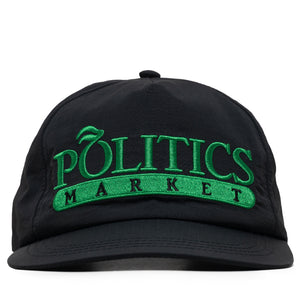 Market x Politics Ripstop 5 Panel Hat - Black