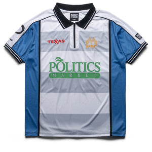 Market x Politics Texxas Soccer Jersey - White/Blue