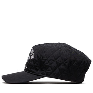 Stussy Quilted Surfwalk Snapback - Black