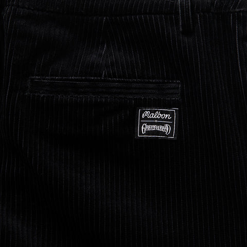 Malbon Golf x Grateful Dead Corduroy Pant - Black
