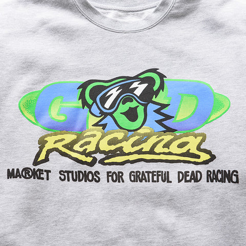 Market x Grateful Dead Racing Crewneck - Ash Grey