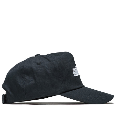 Metalwood Studio Metal Logo 5 Panel Hat - Black