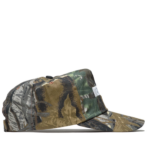 Metalwood Studio Metal Logo 5 Panel Hat - Real Leaf Camo