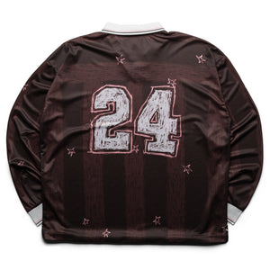 Nahmias Scribble L/S Soccer Jersey - Brown