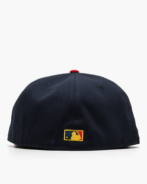 New Era x Politics Chicago Cubs 59Fifty - Navy/Scarlet