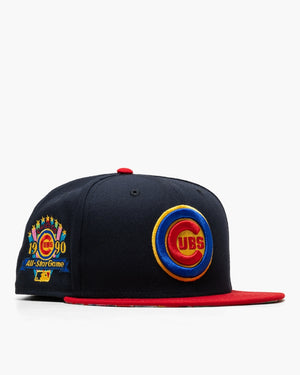 New Era x Politics Chicago Cubs 59Fifty - Navy/Scarlet