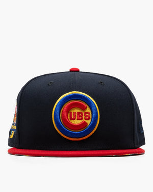 New Era x Politics Chicago Cubs 59Fifty - Navy/Scarlet