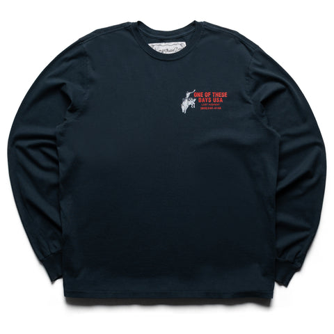 One Of These Days Break On Through L/S Tee - Black