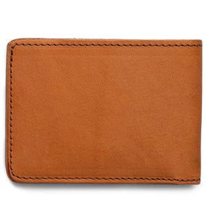 One Of These Days Just For A Moment Leather Bi Fold Wallet - Tan