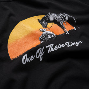 One Of These Days Could Only Remember Tee - Hard Washed Black