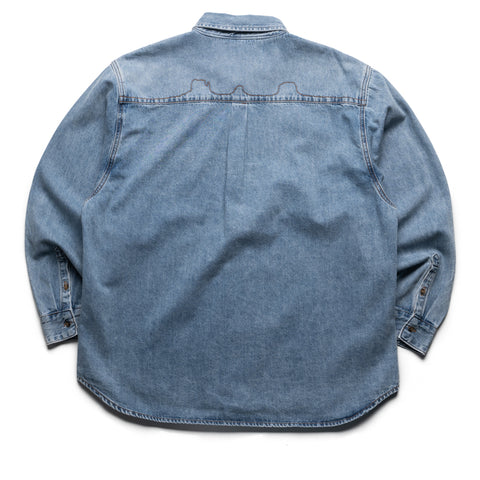 One Of These Days Denim Button Down Shirt - Indigo
