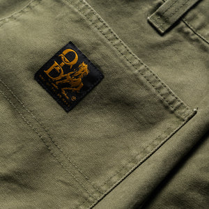 One Of These Days Canvas Double Knee Pants - Olive
