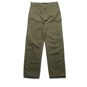 One Of These Days Canvas Double Knee Pants - Olive