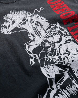 One Of These Days Anyhow Tee - Sun Faded Black