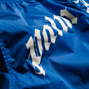 Palm Angels Curved Logo Swimshort - Cobalt Blue