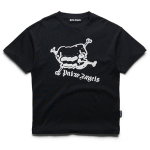 Palm Angels Skull Tee - Black/Off White