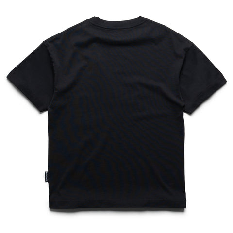 Palm Angels Curved Logo Tee - Black/Off White