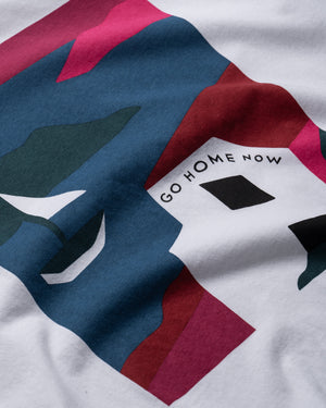 Parra No Vacation Tee - White