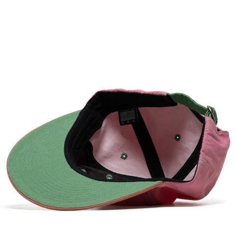 Parra Slanted P 6 Panel Hat - Pink/Orange